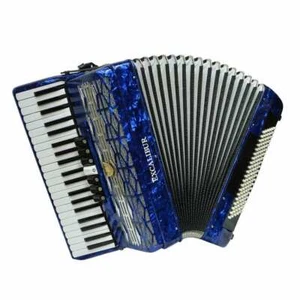 Excalibur Super Classic 120 Bass Accordion - Dark Blue - Picture 1 of 5