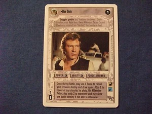 Star Wars CCG Premiere Unlimited WB Han Solo - Picture 1 of 1