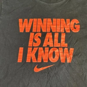 NIKE WINNING IS ALL I KNOW Graphic Print YOUTH T-Shirt Tee Shirt L - Picture 1 of 11