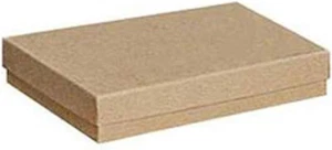 Jewelry Gift Boxes 100 Cotton Filled Bracelets 5" X 3 ¾" X 7/8" Kraft Matte #53 - Picture 1 of 1