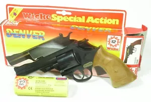 12-Schuss Revolver Denver m. Munition Fasching Karneval Wicke 0346 TOP OVP 2 - Bild 1 von 1