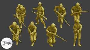 Artejaol Spielzeugsoldaten Japanische Soldaten WW2 J2 Pack 1 1:32 aus FIERDAN Studio - Bild 1 von 1