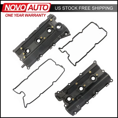 Par de cubiertas de válvula de motor con junta para Infiniti G35 FX35 2003-2006 Nissan 350Z Foto 1 de 4
