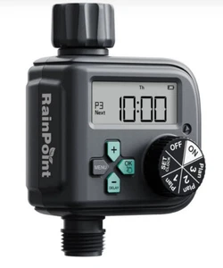 TIMER WITH 3 INDEPENDENT PROGRAMS FOR HOSE SPRINKLER WATER IRRIGATION LAWN YARD - Imagen 1 de 8