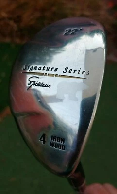 Signature Series Nicklaus Golf Club 4 Iron Wood 22 Degree Right Hand New Grip - Image 1 of 4