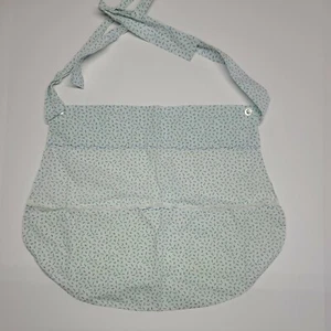 Vintage Handmade Hostess Apron pockets pearl buttons - Picture 1 of 7