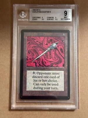Disrupting Scepter - BETA - MTG - BGS 9. MINT. - Image 1 of 2