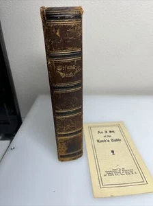 Antique 1899 German Evangelical Christianity Bible Gefangbuch Biole B-2 - Picture 1 of 6