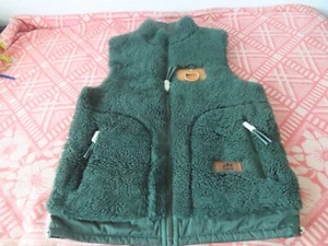 Coach Shearling Vest - Hunter Green - Size 50 NWT  - Picture 1 of 12