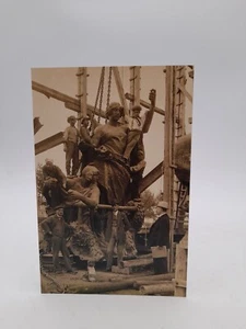 Foto Riproduzione Primi '900 Roma sistemazione della Quadriga Trionfale - Picture 1 of 1