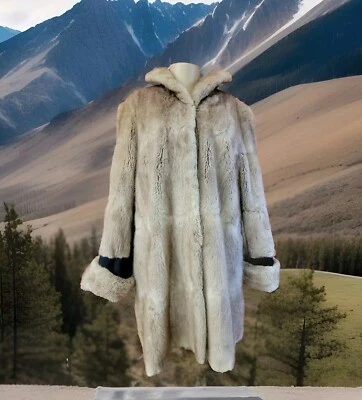  LUJO, Carman's Omaha, Abrigo Columpio Centro Estilo PIEL VINTAGE AÑOS 50 #00 Foto 1 de 4