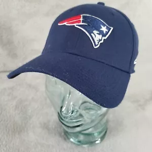 New Era Sombrero NFL New England Patriots Talla S/M Azul Mascota Gorra de Béisbol Ajustada - Imagen 1 de 10