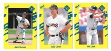 1990 Classic Yellow - SAN FRANCISCO GIANTS Team Set