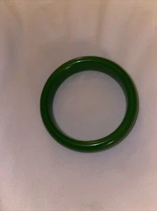 60mm Jade Bangle; 2 Colors Available--Dark Green Or Light Green - Picture 1 of 4