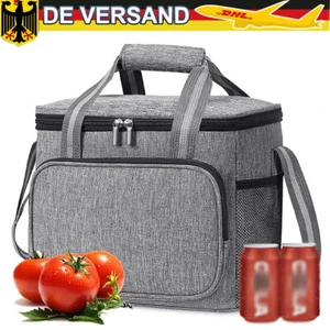 15L Picknicktasche Kühltasche Isoliertasche Einkaufskorb Thermotasche Kühlkorb - Bild 1 von 7