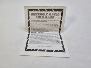 Bubble Bobble (Nintendo NES) Previously Played Warranty Insert Only - Picture 1 of 4