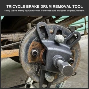 Universal Brake Drum Puller Tool 4 Hole Wheel Hub Puller Handheld Repair Tool - Picture 1 of 10