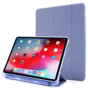 Leather Case Smart Cover With Pencil Holder For iPad 9.7" 10.2" Pro 11 12.9 mini - Picture 1 of 36