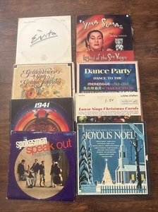 Mixed Vintage Vinyl Records Lot - Imagen 1 de 9