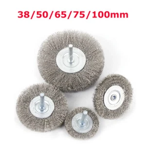 38/50/65/75/100mm 0.30mm/0.15mm Crimped Stainless Steel Wire Wheel Brush