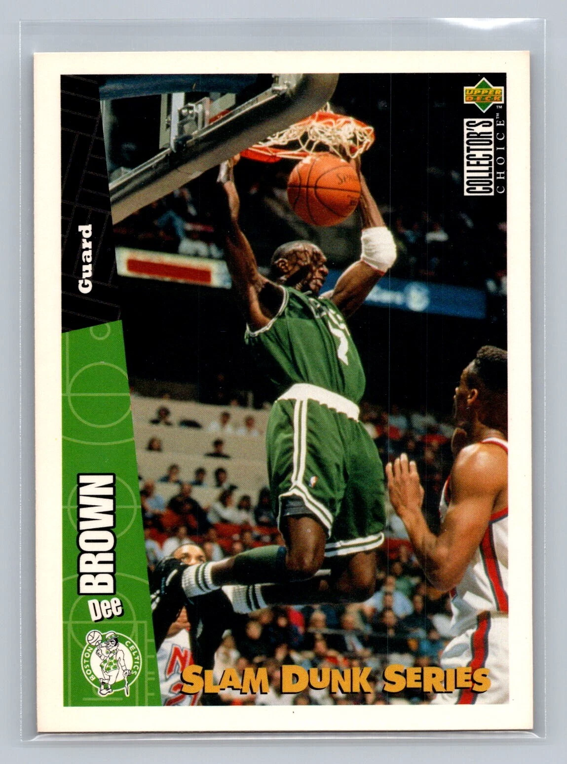 1996 Upper Deck Slam Dunk Series #38 Dee Brown  Boston Celtics