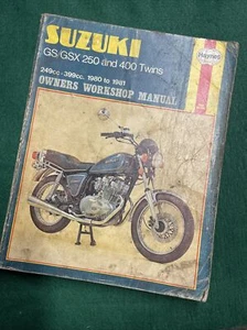 Suzuki GS GSX 250 450 1980 1981 Haynes Owners Workshop Manual Used Repair Book - Picture 1 of 3