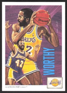 James Worthy 1991-92 cubierta superior #85 corte de los angeles lakers - Imagen 1 de 3