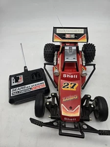 Coche de radiocontrol vintage Sears Shell Nikko Lobo 1986 manejador de carretera buggy A-T *reparación leer* - Imagen 1 de 3