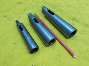 3 & 4 MORSEKEGEL ADAPTERHÜLSE SET Drehbank Fräse Bohrer Werkzeughalter mt - Bild 1 von 3