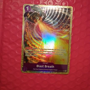 Blast Breath Premium Best Vol 1 One Piece TCG ST04-016 Foil - Picture 1 of 3