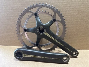 Juego de bielas estándar Campagnolo Chorus fibra de carbono 10 velocidades 1725 manivela 53/39 rys51 - Imagen 1 de 13
