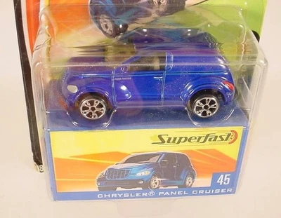 MATCHBOX SUPERFAST # 45 BLUE CHRYSLER PT PANEL CRUISER CONCEPT - Image 1 of 2