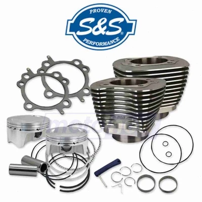S&S Cycle 107in. Big Bore Kit for 2007-2017 Harley Davidson FLSTN Softail ct - Image 1 of 4