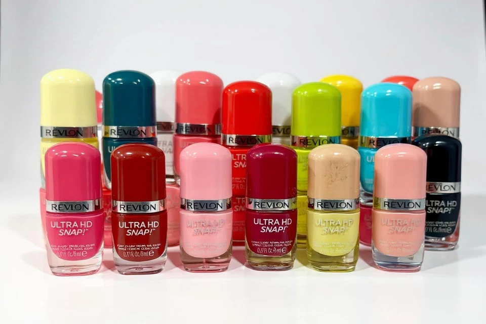 18 Revlon Ultra HD Snap! Nail Polish Lot Full Size 0.27 fl oz Assorted Colors - Image 1 of 4