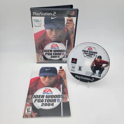 Tiger Woods PGA Tour 2004 (Sony Playstation 2 PS2) CIB Complete In Box W Manual - Image 1 of 4