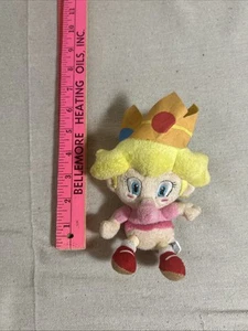 Official San-ei-Baby Peach Soft Stuffed Plush Super Mario Series Doll - Picture 1 of 3