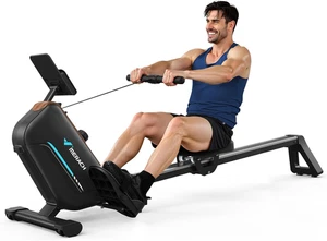 MERACH Foldable Rowing Machine for Home Gym, 2025 New Upgraded Powerful Magnetic - Picture 1 of 12