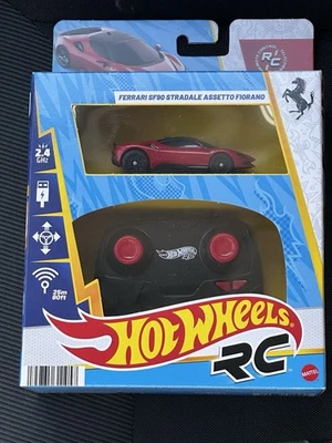 Mando a distancia Hot Wheels RC Ferrari SF90 Stradale Assetto Fiorano 2,4 GHz NUEVO  Foto 1 de 2
