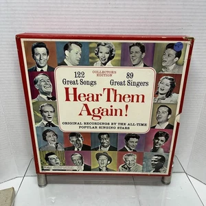 10 Records Box Set Hear Them Again! 122 Great Songs Collector's Edition 1968 - Picture 1 of 3