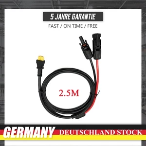 2.5M Kabel Solar zu XT60 i XT60i 12AWG Solarpanel zu Powerstation Ladekabel - Bild 1 von 8