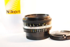 Nikon 50mm F/1.8 AI-S AIS E PRIME Pancake lens for FA FM2N F3 FE FG F5 F100 DF - Picture 1 of 7