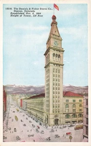 DENVER CO COLORADO DANIELS & FISHER DEPARTMENT STORE c1910 POSTCARD 082625 U - Picture 1 of 2