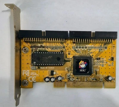 SIIG SC-PE4A12 Dual Ultra ATA PCIe Card - Tested & Working Necromancer's Tool! - Image 1 of 2