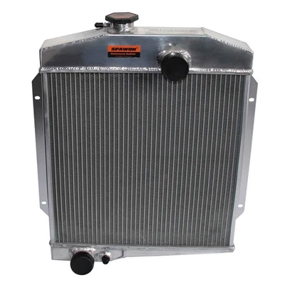 4Row Radiator Fit International Scout 1961-1971 Base L4 3.2L 2.5L SPAWON MT 6167 - Image 1 of 4