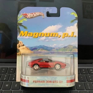 Hot Wheels Retro Entertainment Magnum, p.i. PI Ferrari 308 GTS QV Red - Picture 1 of 5