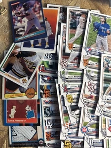 (60) Lote de tarjetas de béisbol MLB Topps Bowman antiguas y nuevas Aaron Judge Bo Bichette + - Imagen 1 de 13