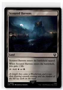 Commander: The Lord of the Rings: Tales of Middle-earth #329 Scoured Barrens - Picture 1 of 2