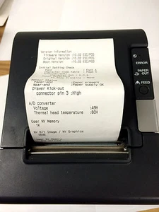 Epson Top of the line TM-T88IV Grey Perfect Refurb w Power Supply M129H Serial - Picture 1 of 4