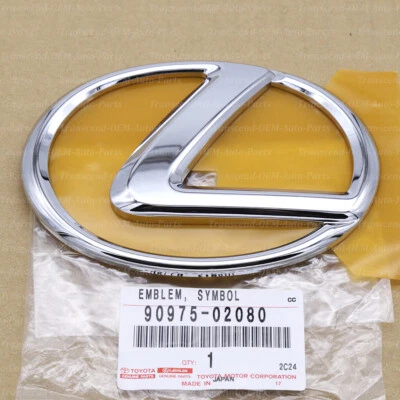 90975-02080 INSIGNIA EMBLEMA REJILLA RADIADOR DELANTERO ORIGINAL FABRICANTE ORIGINAL 06-15 LEXUS IS250/350 Foto 1 de 3