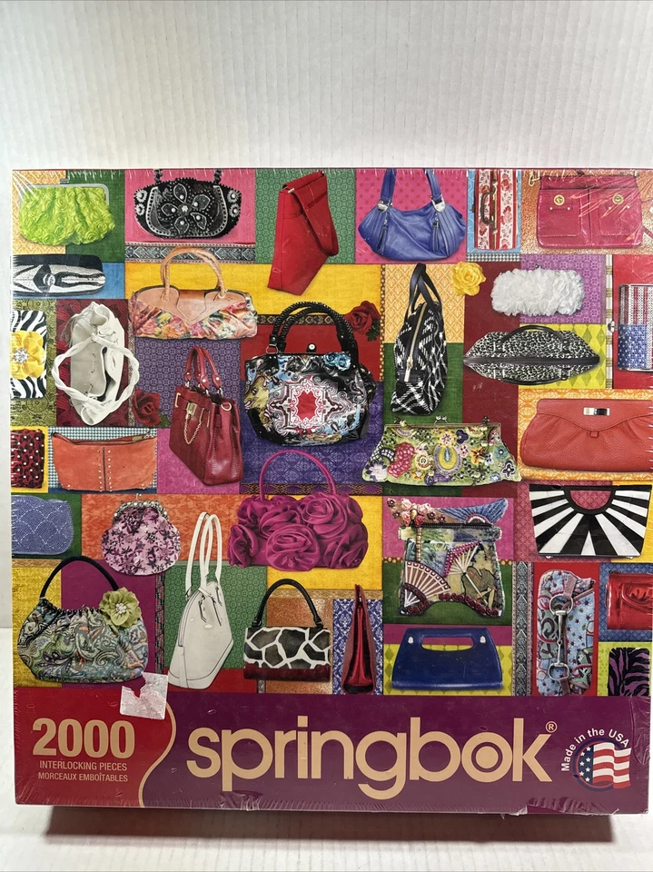 Springbok Puzzles Purses 2000pc Jigsaw Puzzle